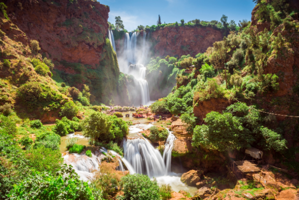 1 JOUR – CASCADES D’OUZOUD de 8h à 19h  OUZOUD WATERFALLS DAY TRIP from 8 a.m to 7 p.m